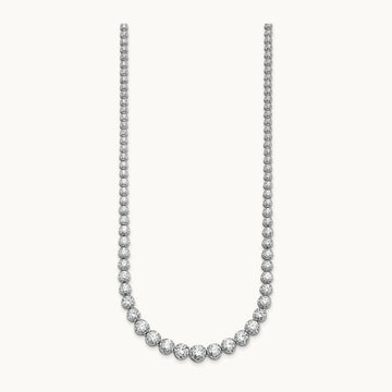 Graduated Tennis Necklace, 11.00 ct tw Lab-Grown Diamond
