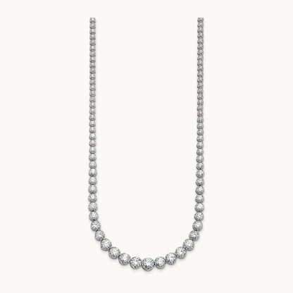 Graduated Tennis Necklace, 11.00 ct tw Lab-Grown Diamond