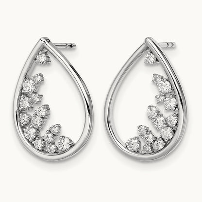 Polished Teardrop Post Earrings — photo set