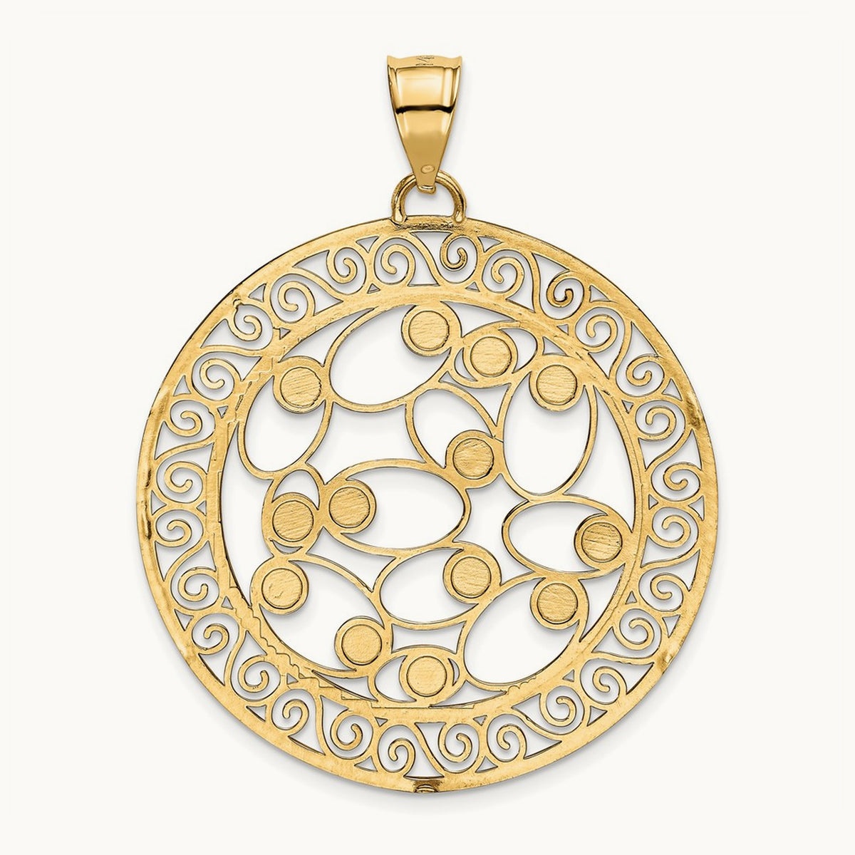 Diamond-cut Filigree Pendant — photo set