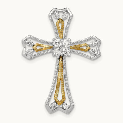 1/3ct. Diamond Cross Chain Slide — photo set