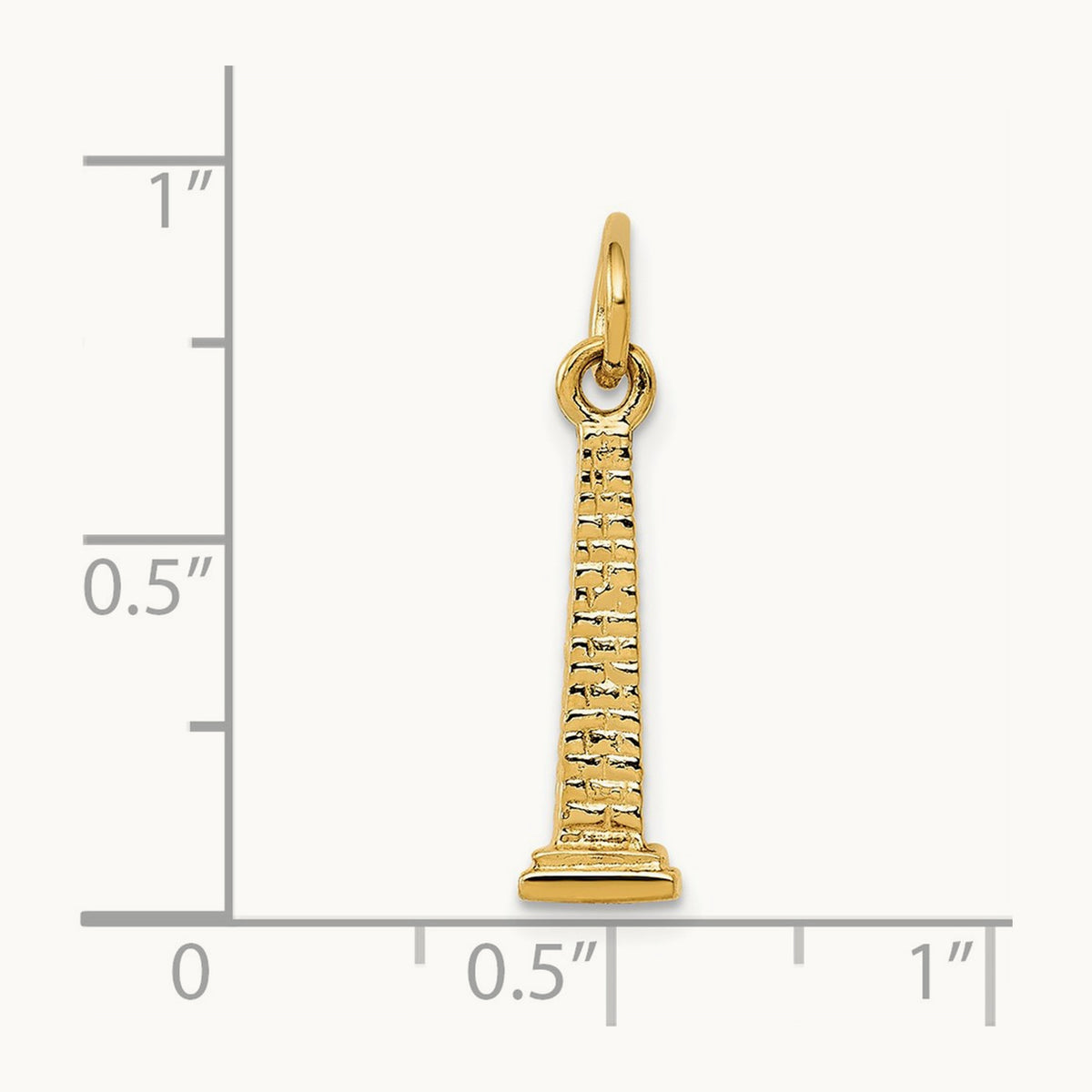 3D Washington Monument Charm — 22mm