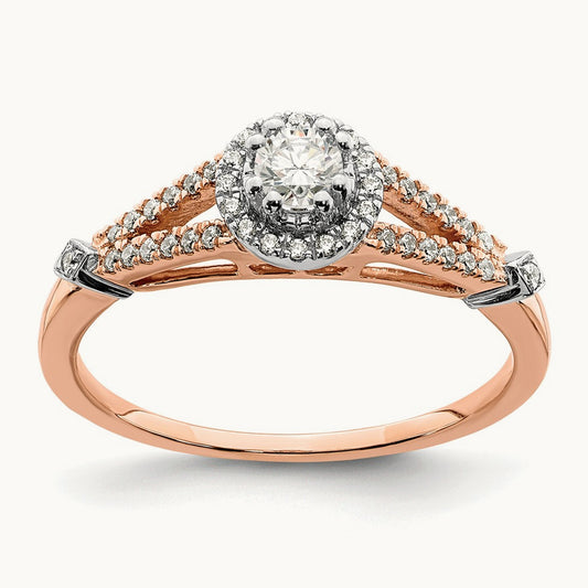 Diamond Complete Engagement Ring — photo set
