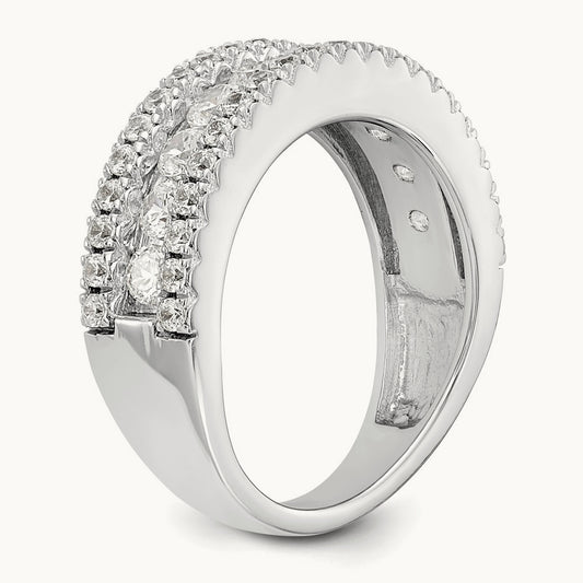 Diamond Band, 14K White Gold