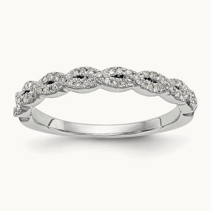 Diamond Band, 14K White Gold