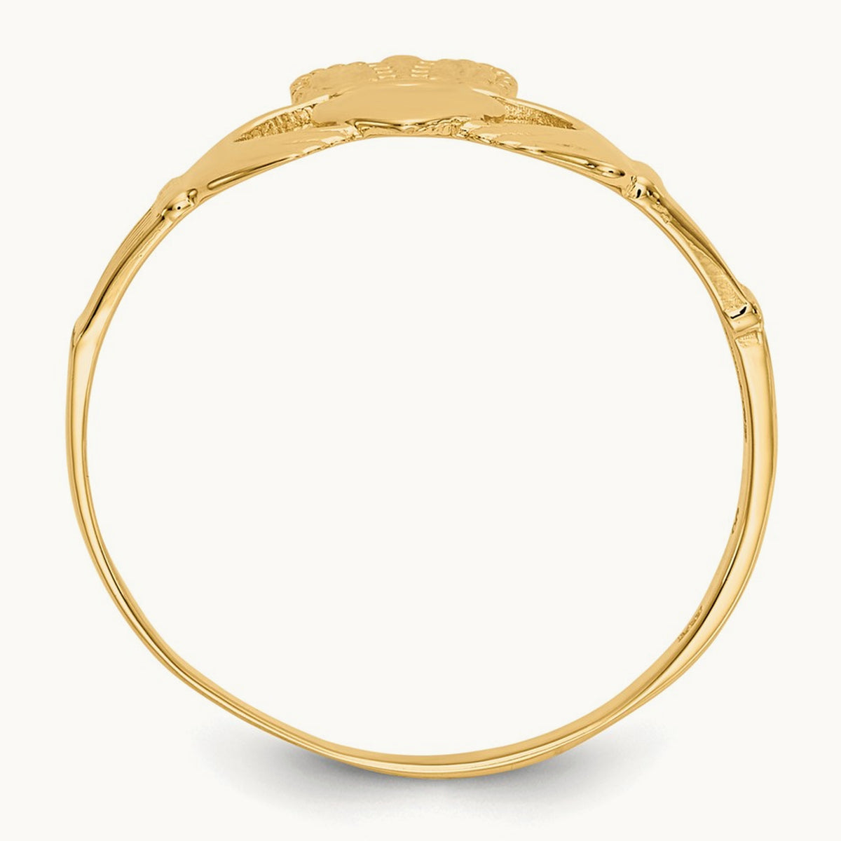 Ladies Claddagh Ring, 14K