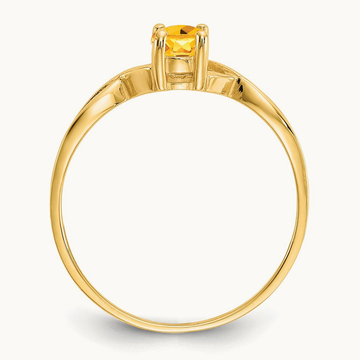 Citrine Birthstone Ring, 14K