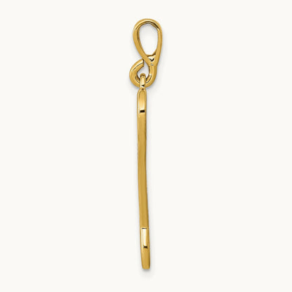 3D Wrench Charm, 14K