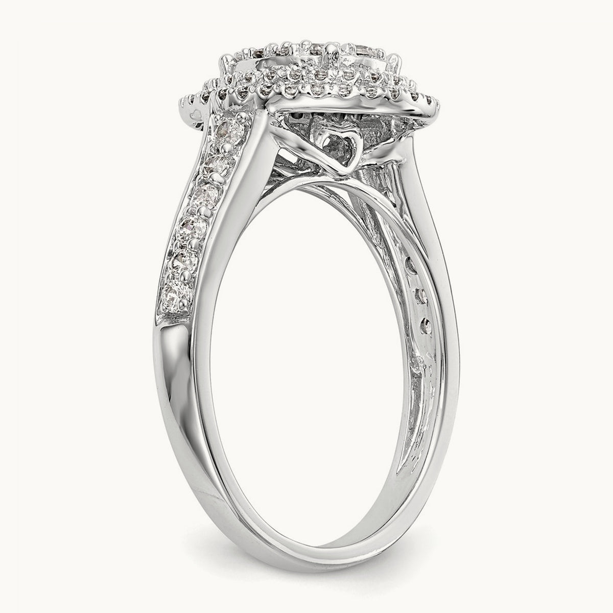 Cluster Engagement Ring, 1.00 ct tw