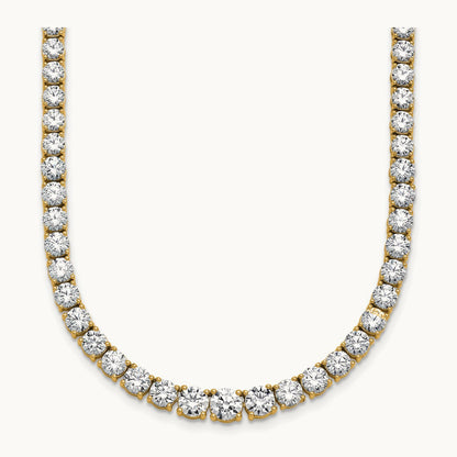 Graduated Tennis Necklace, 19.00 ct tw Lab-Grown Diamond