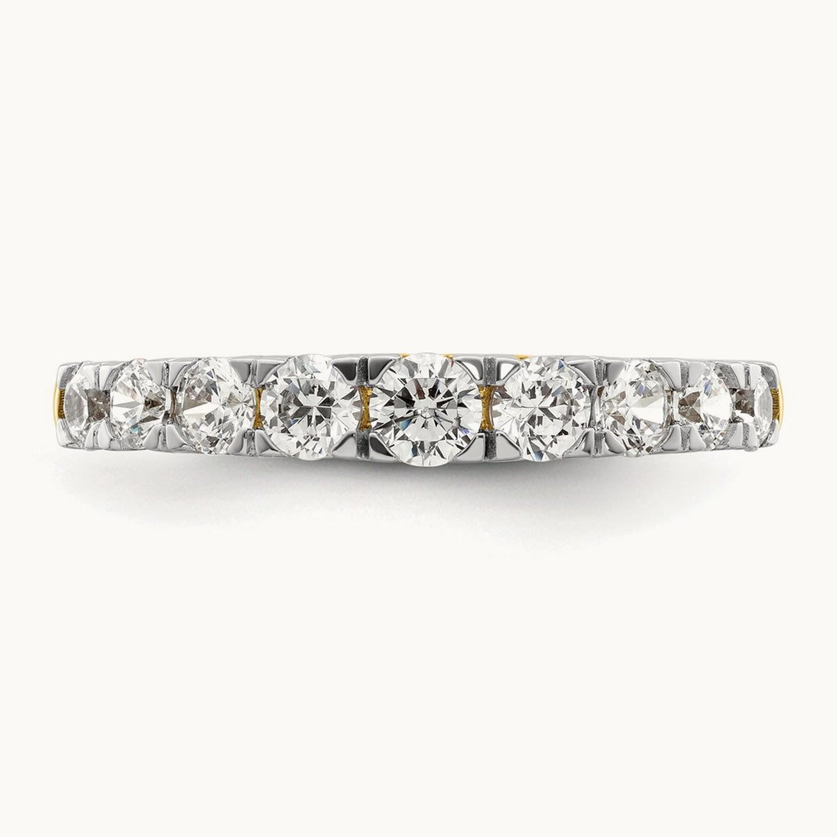 9 Stone Band, 1.00 ct tw Lab-Grown Diamond