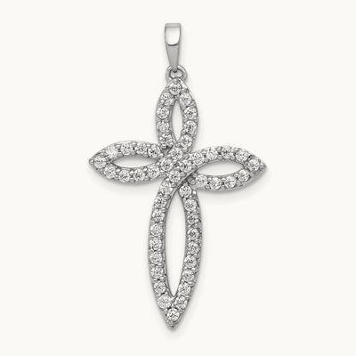 1/2ct. Diamond Cross Pendant — photo set