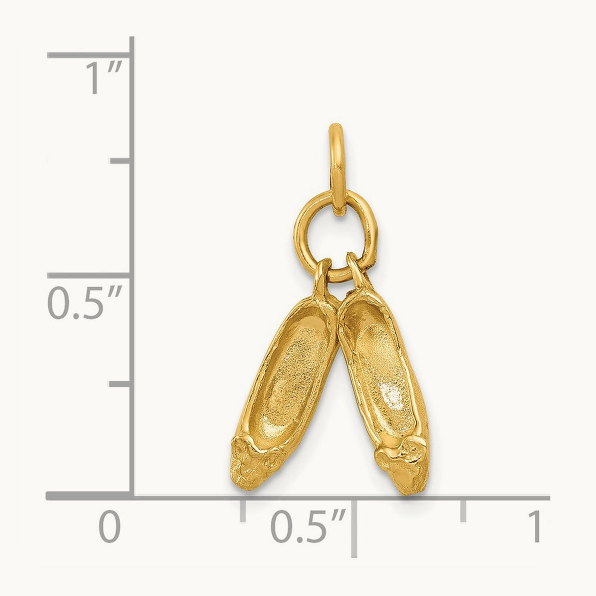 3D Ballet Slippers Charm — photo set