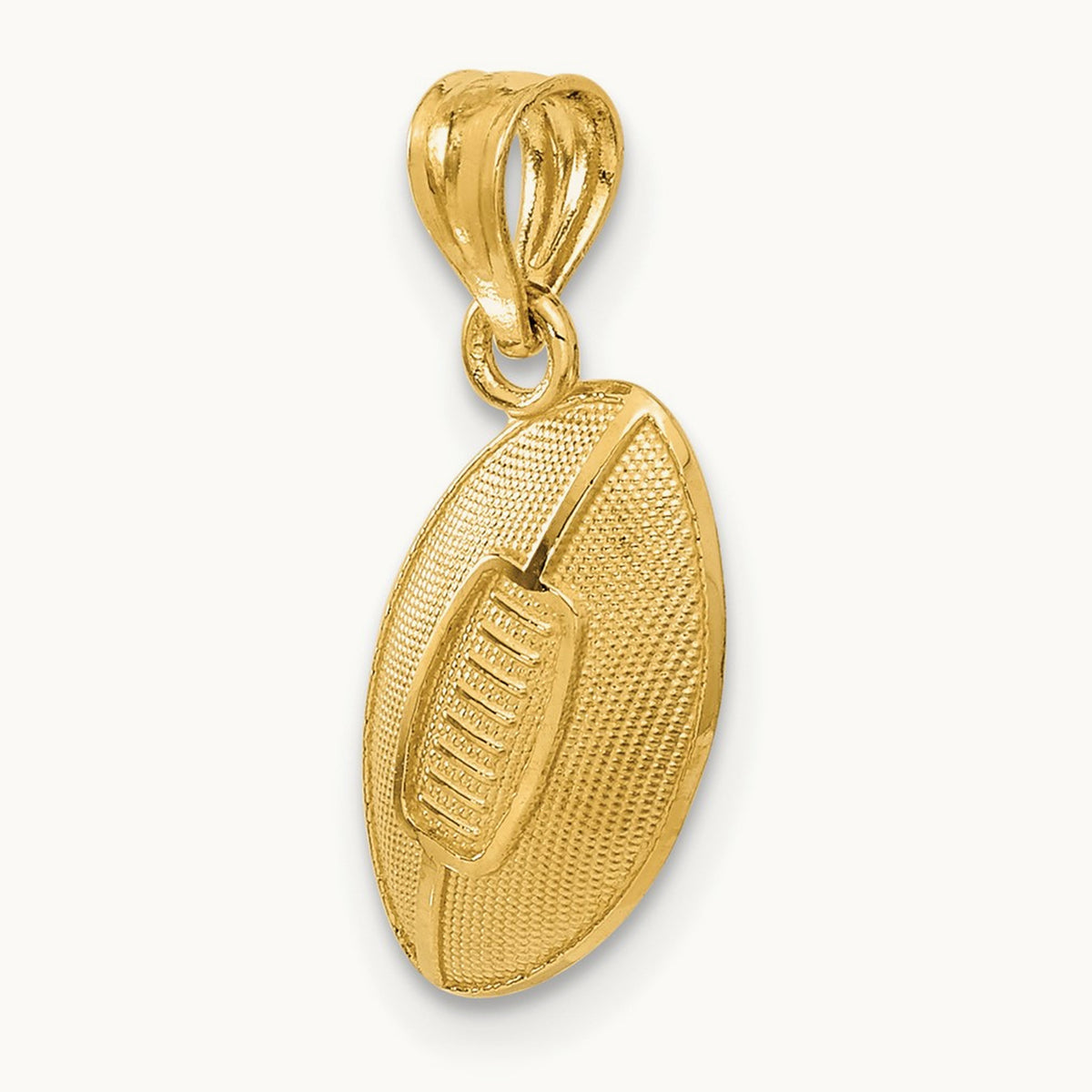 Football Pendant, 14K