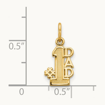 #1 DAD Charm — 18.4mm