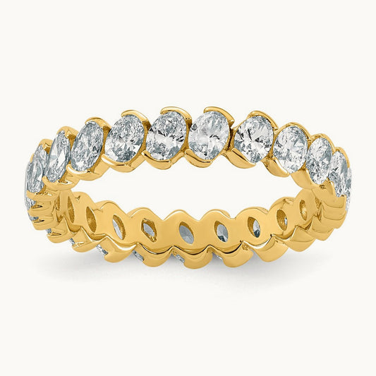 Oval Eternity Ring, 2.00 ct tw Lab-Grown Diamond
