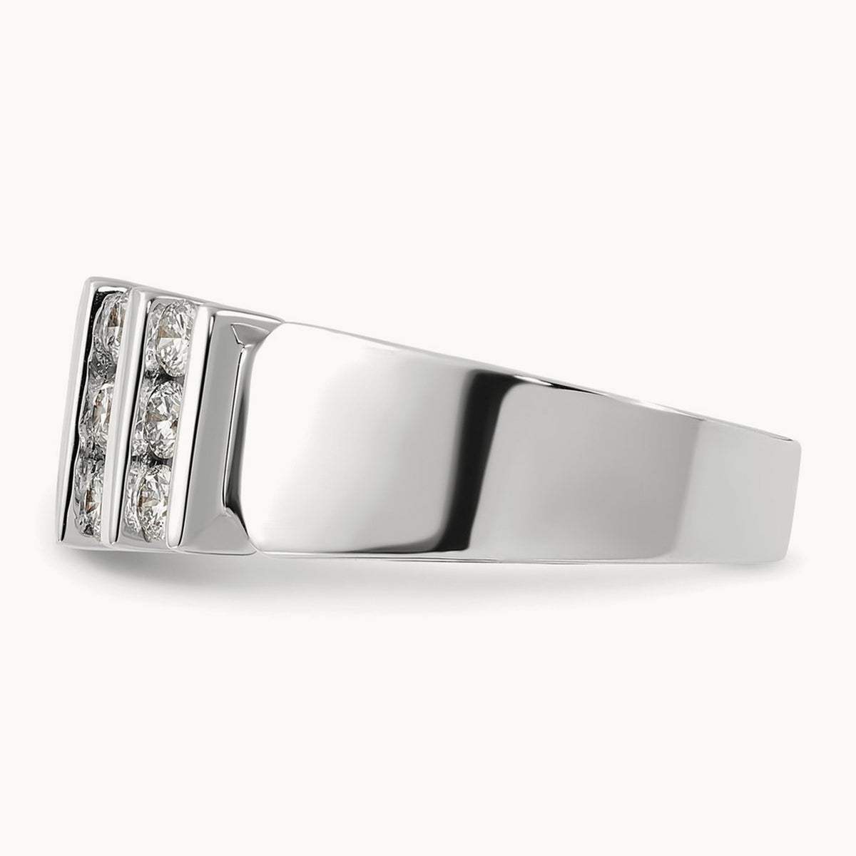 Fashion Band, 1.00-3.00 ct tw Lab-Grown Diamond — 1 ct, 14K White Gold