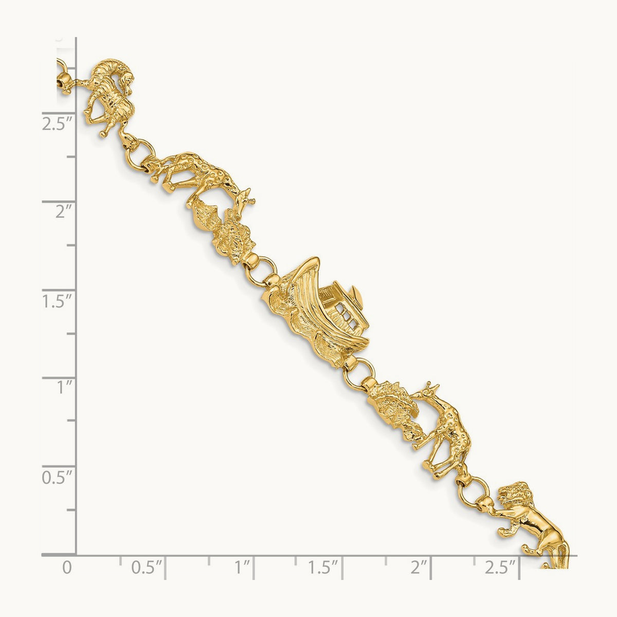 Noah's Ark Bracelet, 14K