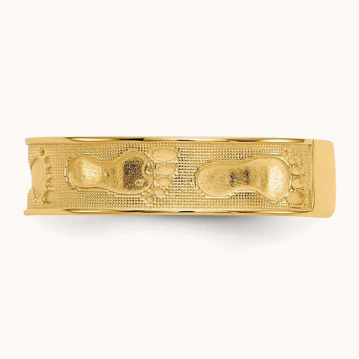 Footprints In The Sand Ring, 14K