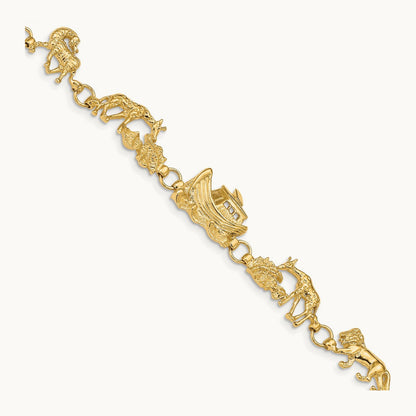 Noah's Ark Bracelet, 14K