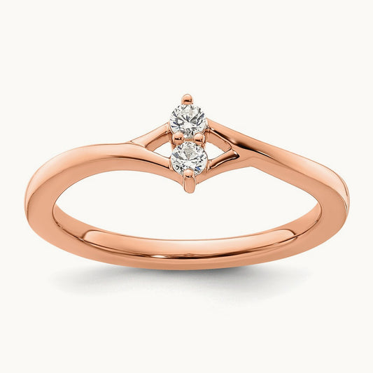 Promise/Engagement Ring, 0.10 ct tw
