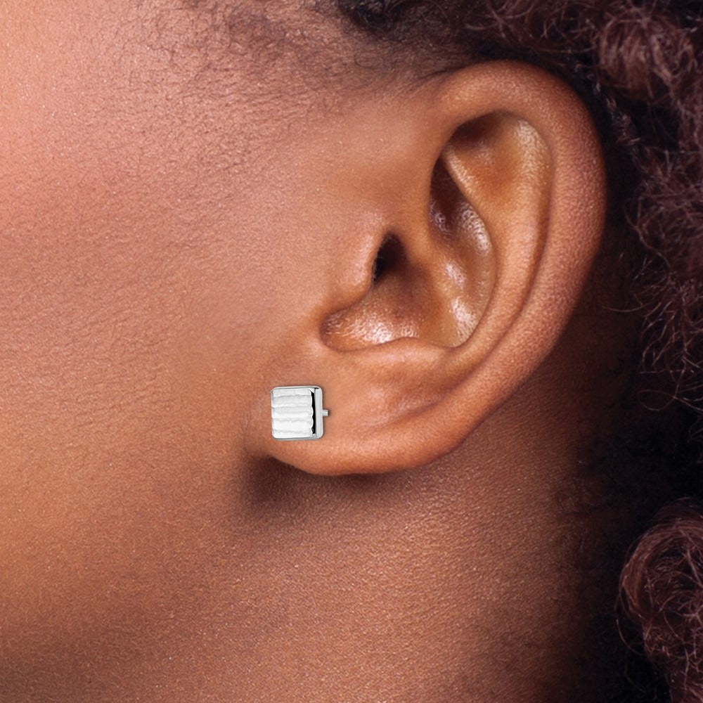 Post Earrings — Leslie's — 14K White Gold