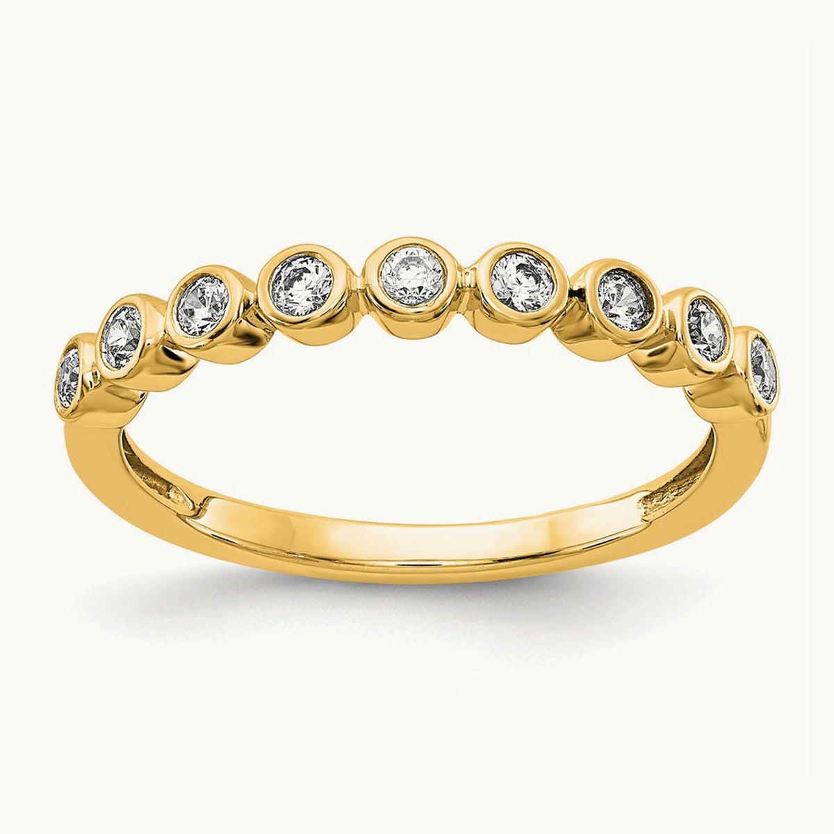 Fashion Band, 0.20 ct tw Lab-Grown Diamond — 14K Yellow Gold