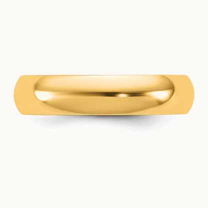 14KY 4.5mm Half Round Band