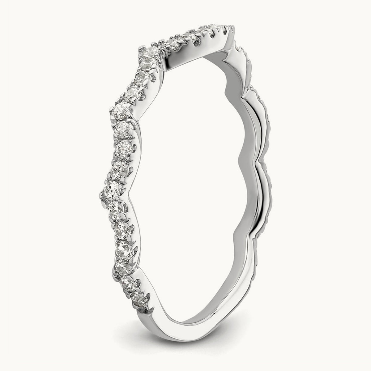 Wedding Band, 0.25 ct tw Lab-Grown Diamond