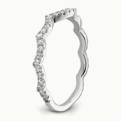 Wedding Band, 0.25 ct tw Lab-Grown Diamond