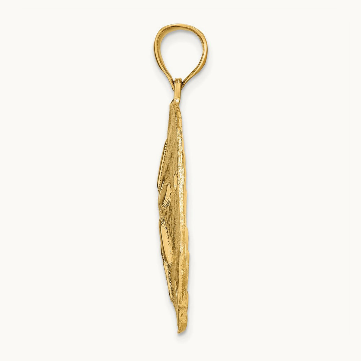 Sand Dollar Pendant, 14K