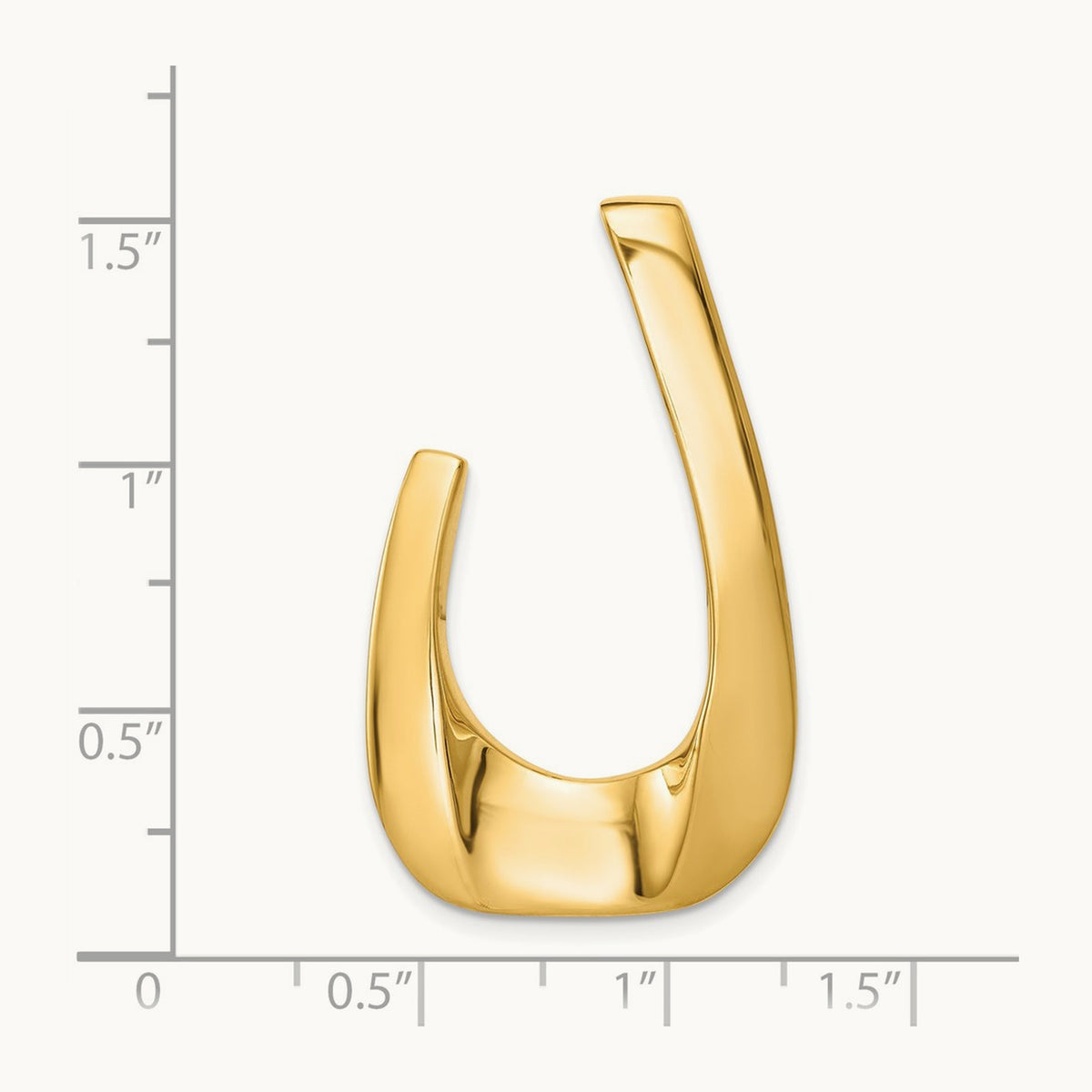 Fits up to Regular — 14K Yellow Gold
