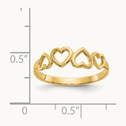 Heart Ring, 14K
