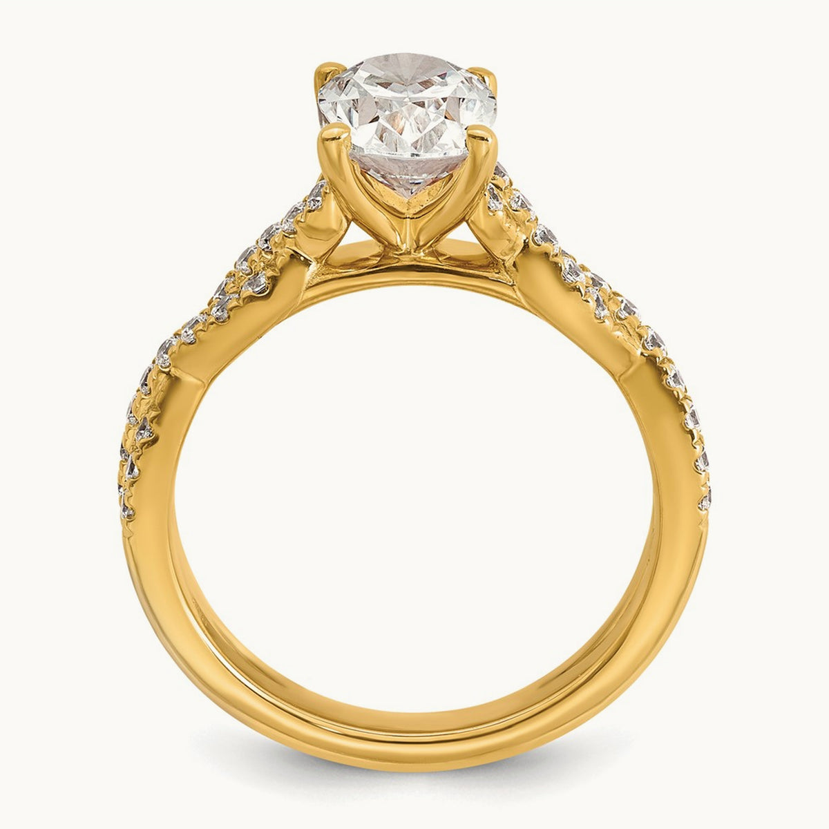 Oval Engagement Ring, 2.00 ct tw Lab-Grown Diamond