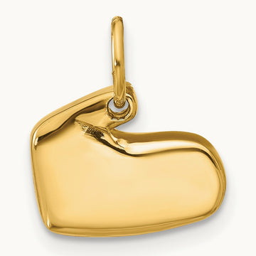Mitten Charm, 14K Yellow Gold