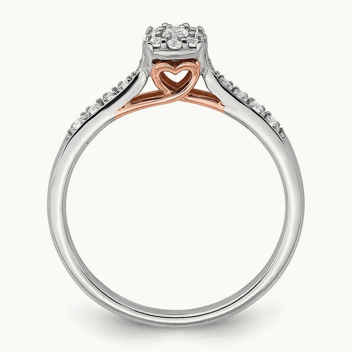 Petite Engagement Ring, 0.20 ct tw Lab-Grown Diamond