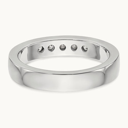 5-Stone Diamond Channel Band — 0.29 ct tw, 6
