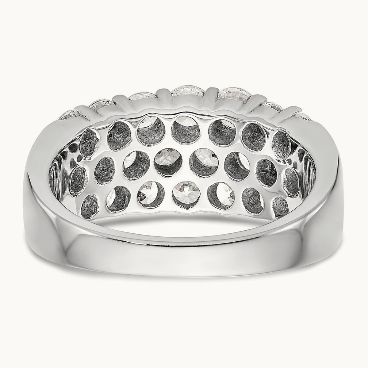 Diamond Band, 14K White Gold