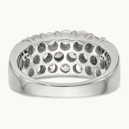 Diamond Band, 14K White Gold