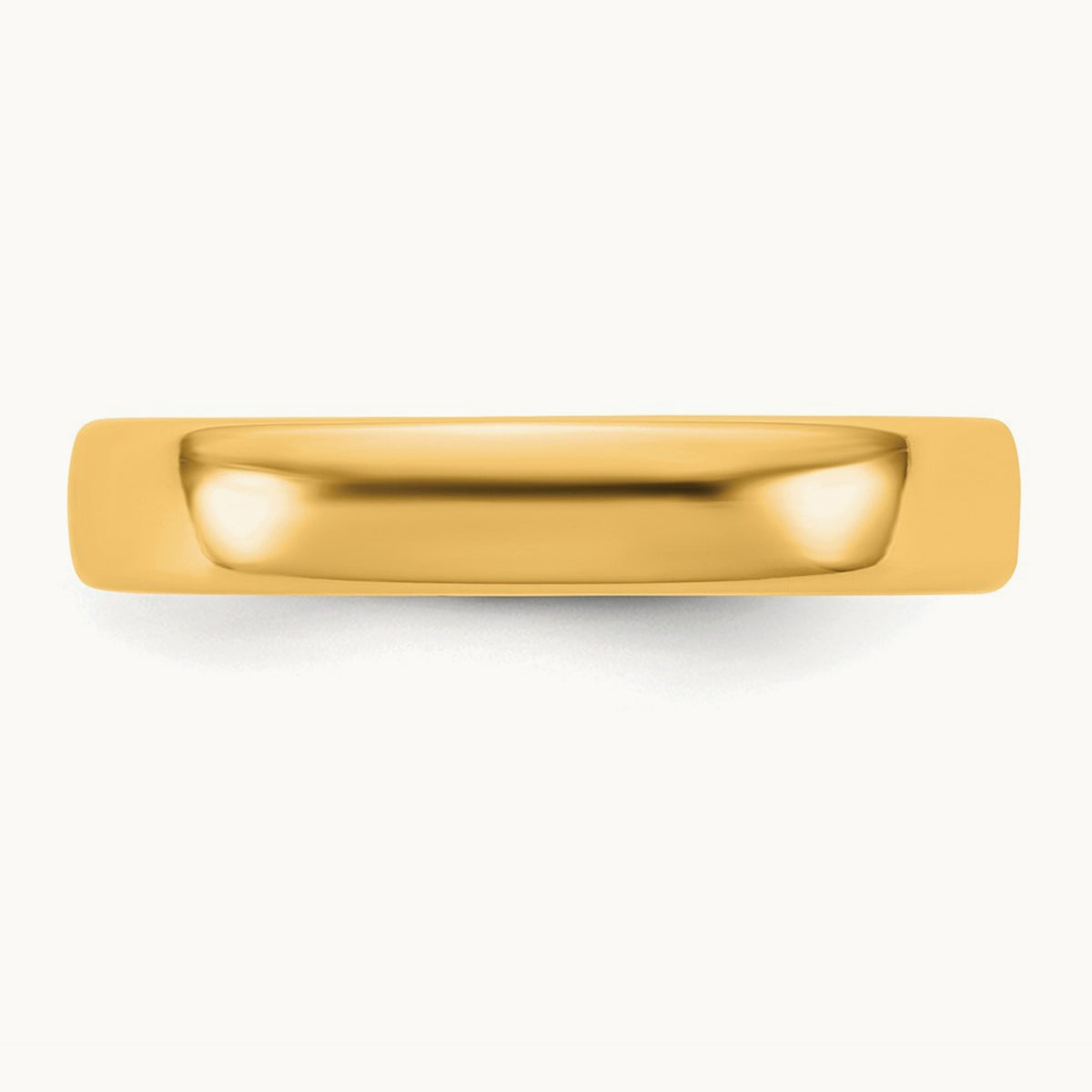 European Comfort Fit Band — 14K Yellow Gold, 4mm