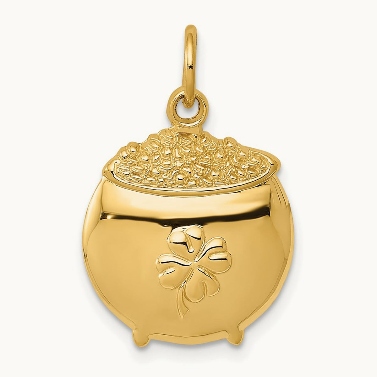 Pot of Gold Charm, 14K