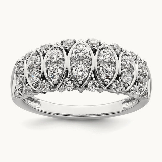 Complete Diamond Band, 14K White Gold