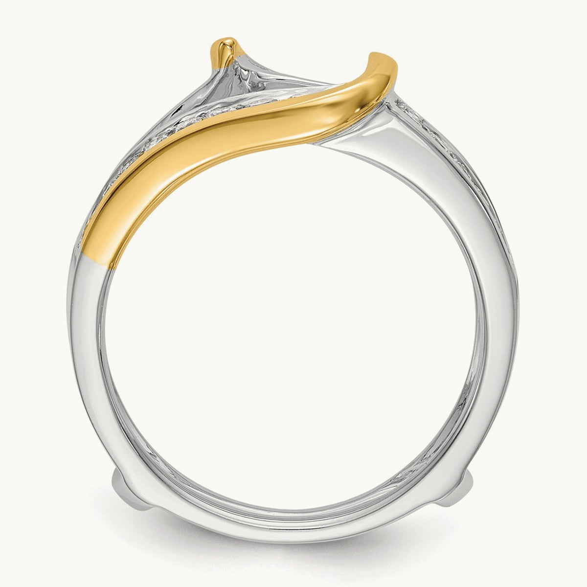 Diamond Guard, 14K Two-tone
