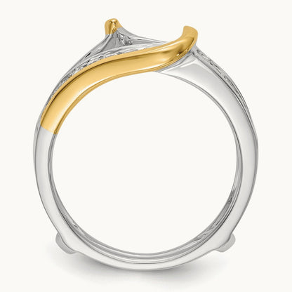 Diamond Guard, 14K Two-tone