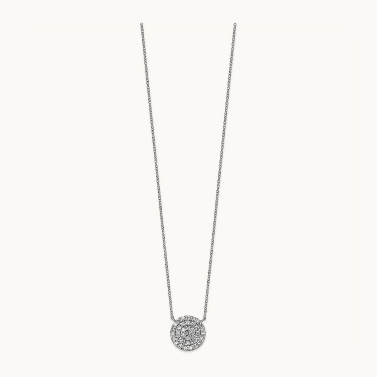 Heart Cluster Necklace, 0.75 ct tw Lab-Grown Diamond