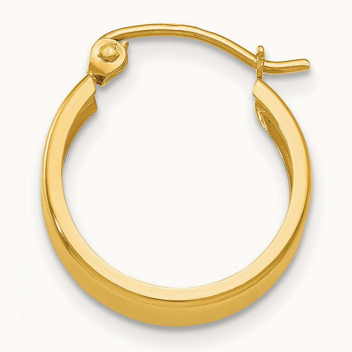 Single 14K Small Hoop Earring