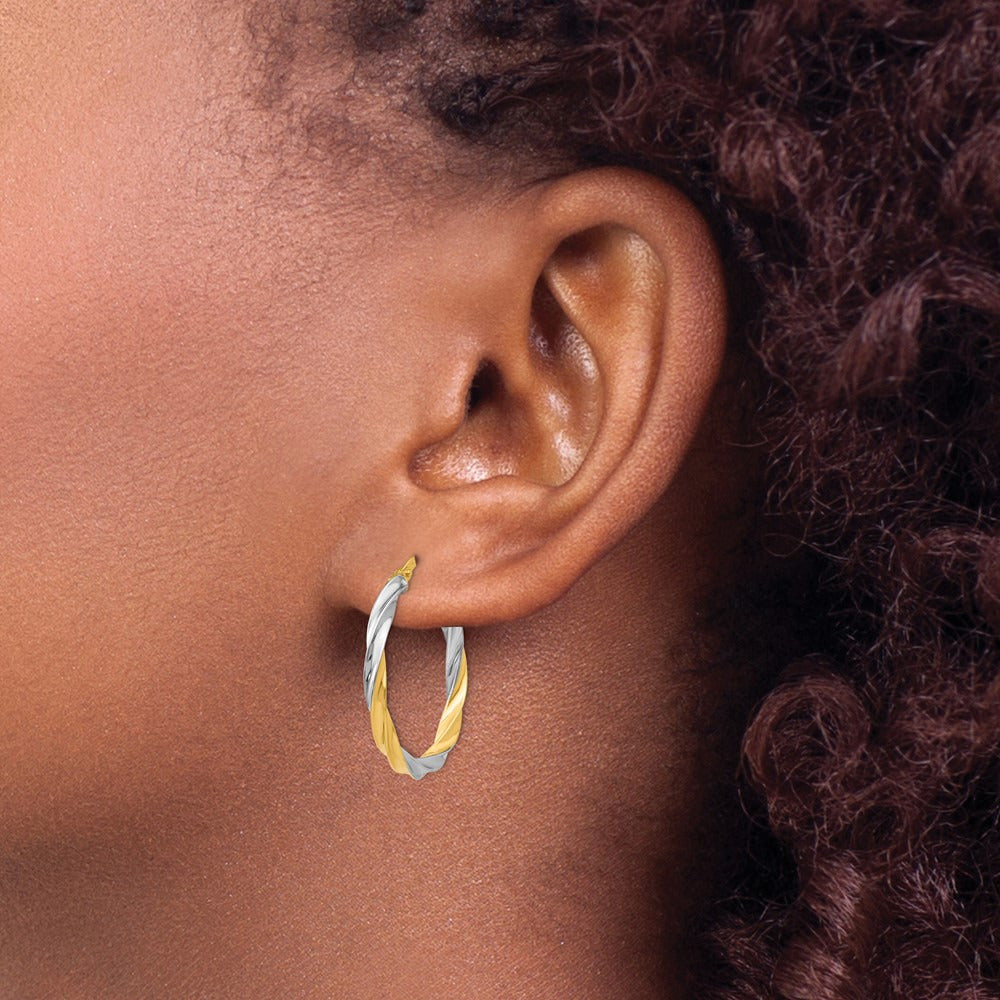 & Twisted Hoop Earrings — photo set