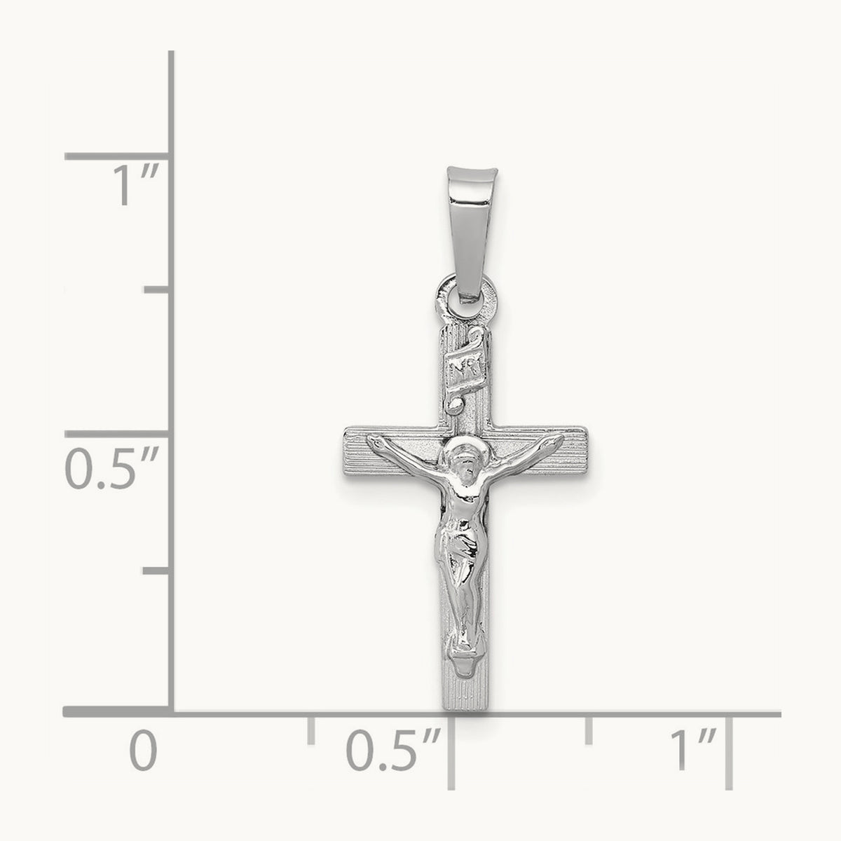 INRI Crucifix Charm — 25mm