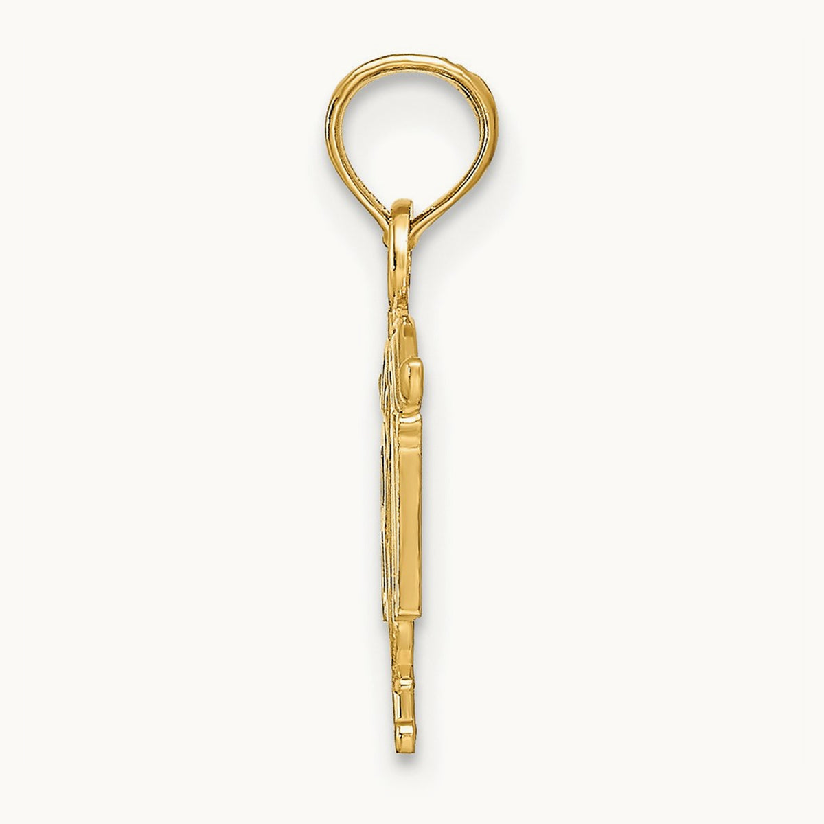 RN Registered Nurse Pendant — 14K Yellow Gold