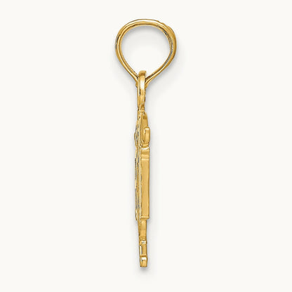 RN Registered Nurse Pendant — 14K Yellow Gold